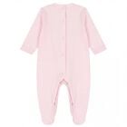 Baby Girls Pink Smocked Babygrow Gift Set, 3, hi-res