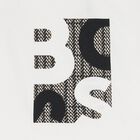 Younger Boys White Logo Long Sleeve Top, 1, hi-res