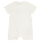 Baby Boys Ivory Teddy Bear Romper ( 2-Pack ), 1, hi-res