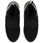 Boys Black Logo Trainers, 1, hi-res