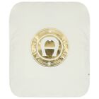 بطانية بالشعار باللون العاجى والذهبى, 1, hi-res