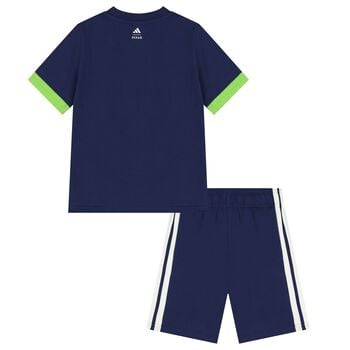 Boys Navy Blue Buzz Lightyear Disney Shorts Set