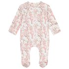 Baby Girls White & Pink Africa Babygrow Gift Set  , 2, hi-res