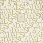 Younger Girls Ivory & Gold Logo Dress, 1, hi-res