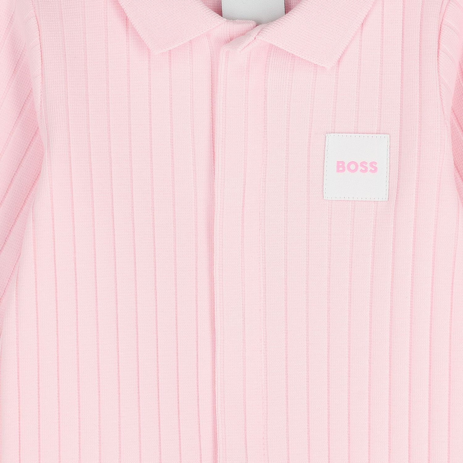 Baby Girls Pink Logo Babygrow Gift Set, 1, hi-res