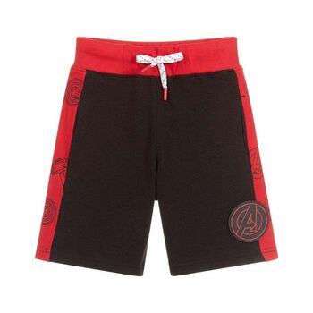 Boys Avengers Black & Red Shorts