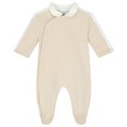 Beige Logo Babygrow Gift Set, , hi-res