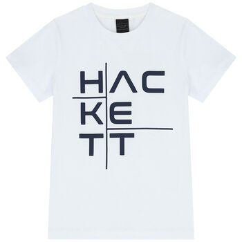 Boys White Logo T-Shirt