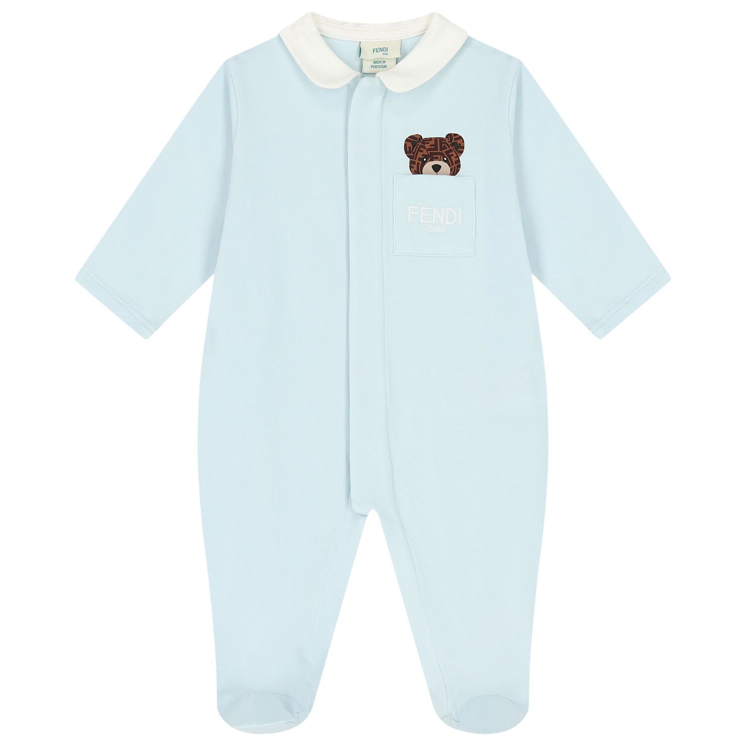Baby Boys Blue Logo Babygrow Gift Set, 2, hi-res