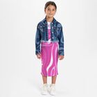 Girls White Embroidered Logo T-Shirt, 1, hi-res