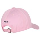 Girls Pink Logo Cap, 1, hi-res
