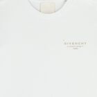 Younger Girls White Logo Dress, 1, hi-res