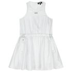 فستان بنات بالشعار باللون الفضي, 1, hi-res