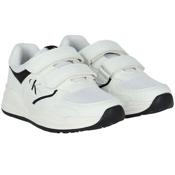 White Logo Trainers