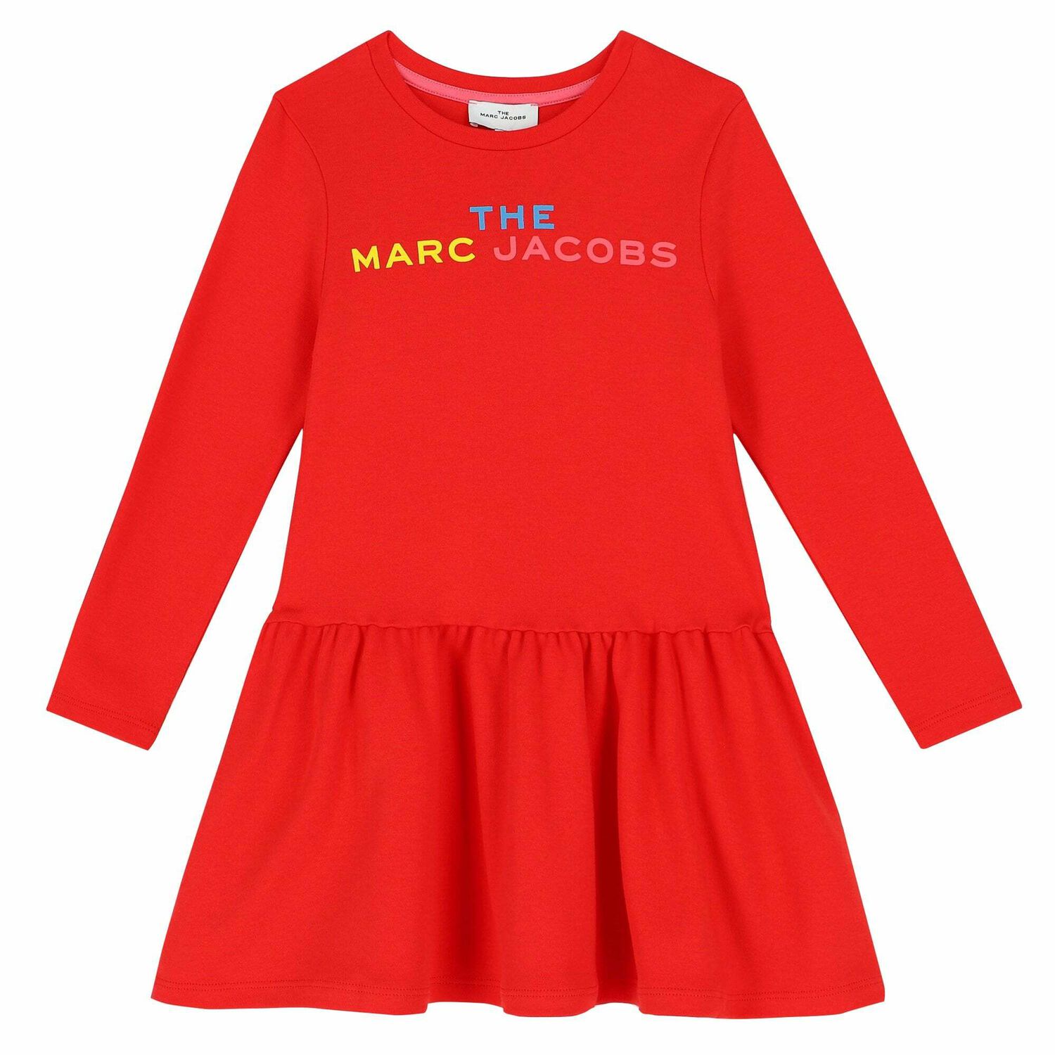 Girls Red Logo Dress, 1, hi-res image number null