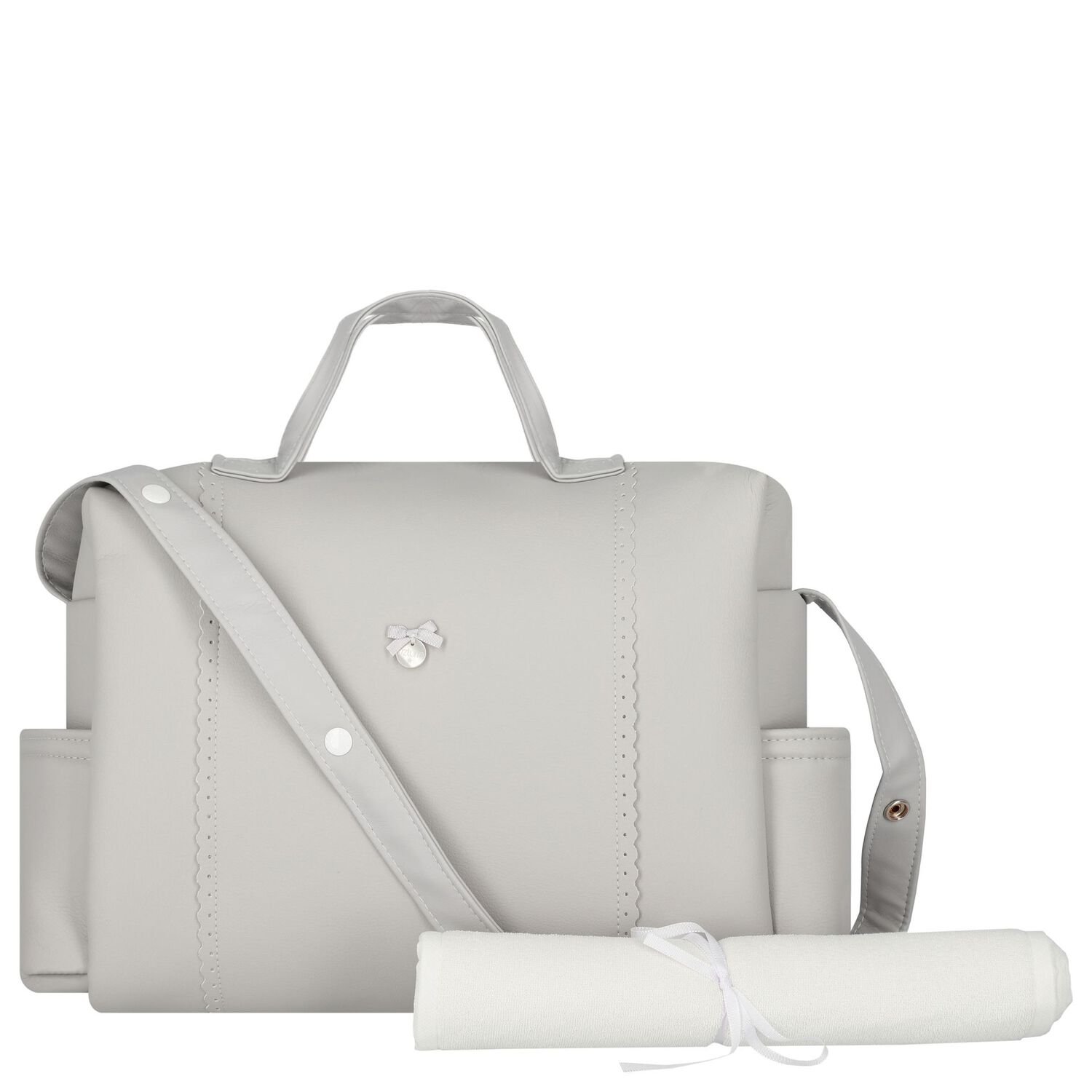 Uzturre Grey Changing Rucksack Uzturre Baby Changing Backpack