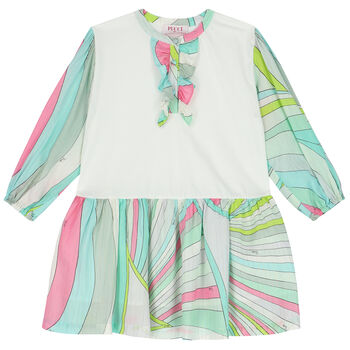 Girls Multi-Coloured Iride Pastel Dress