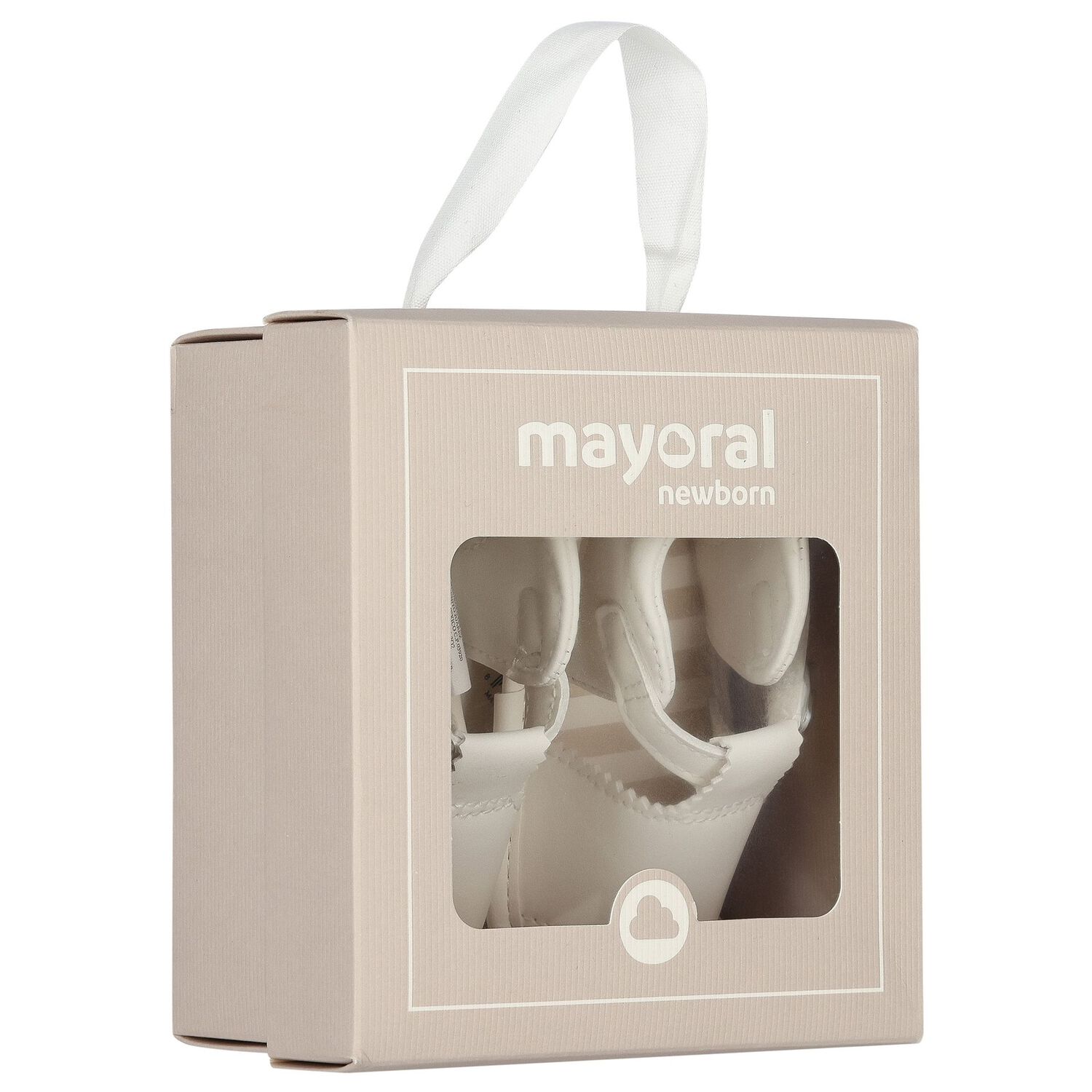 Baby Girls White Sandals, 1, hi-res image number null