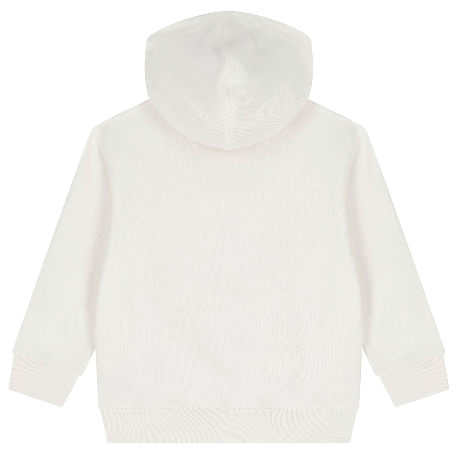 Boys Ivory Logo Hooded Top, 1, hi-res