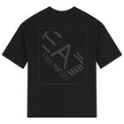 Boys Black Logo T-Shirt, 2, hi-res
