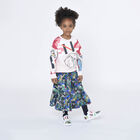 سويت شيرت بالشعار باللون الوردى للبنات, 1, hi-res