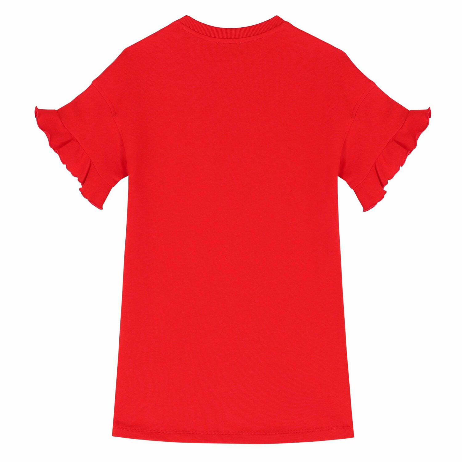 Girls Red Logo Dress, 2, hi-res