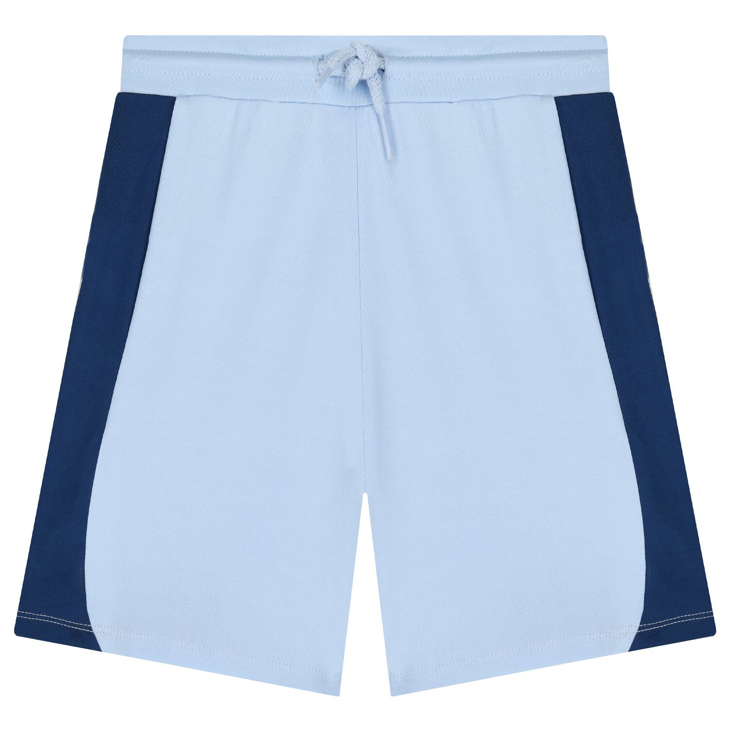 Boys Blue Logo Shorts Set, 1, hi-res