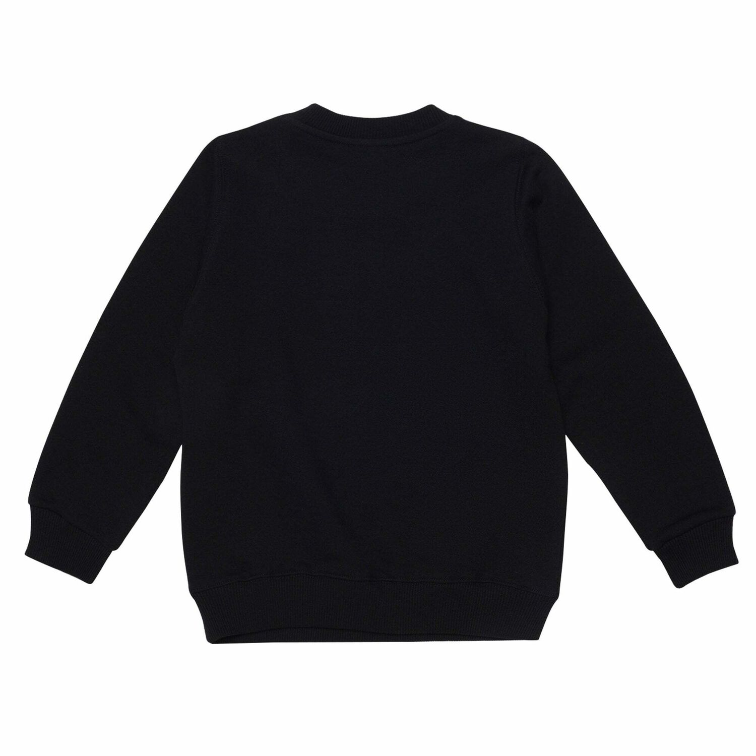 Girls Black Logo Sweatshirt, 1, hi-res image number null