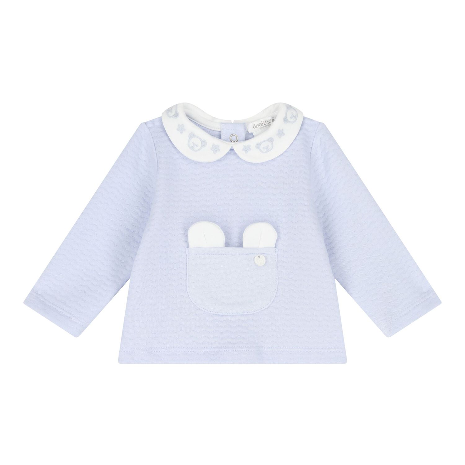 Baby Boys Blue Trousers Set, 1, hi-res