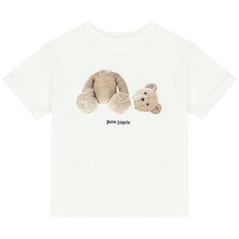 Ivory Teddy Bear Logo T-Shirt