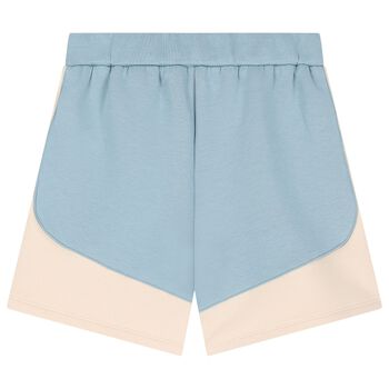 Younger Boys Beige & Blue Shorts