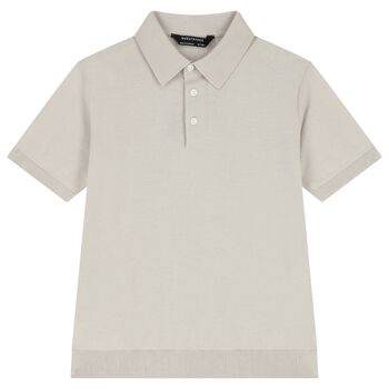 Boys Grey Polo Shirt