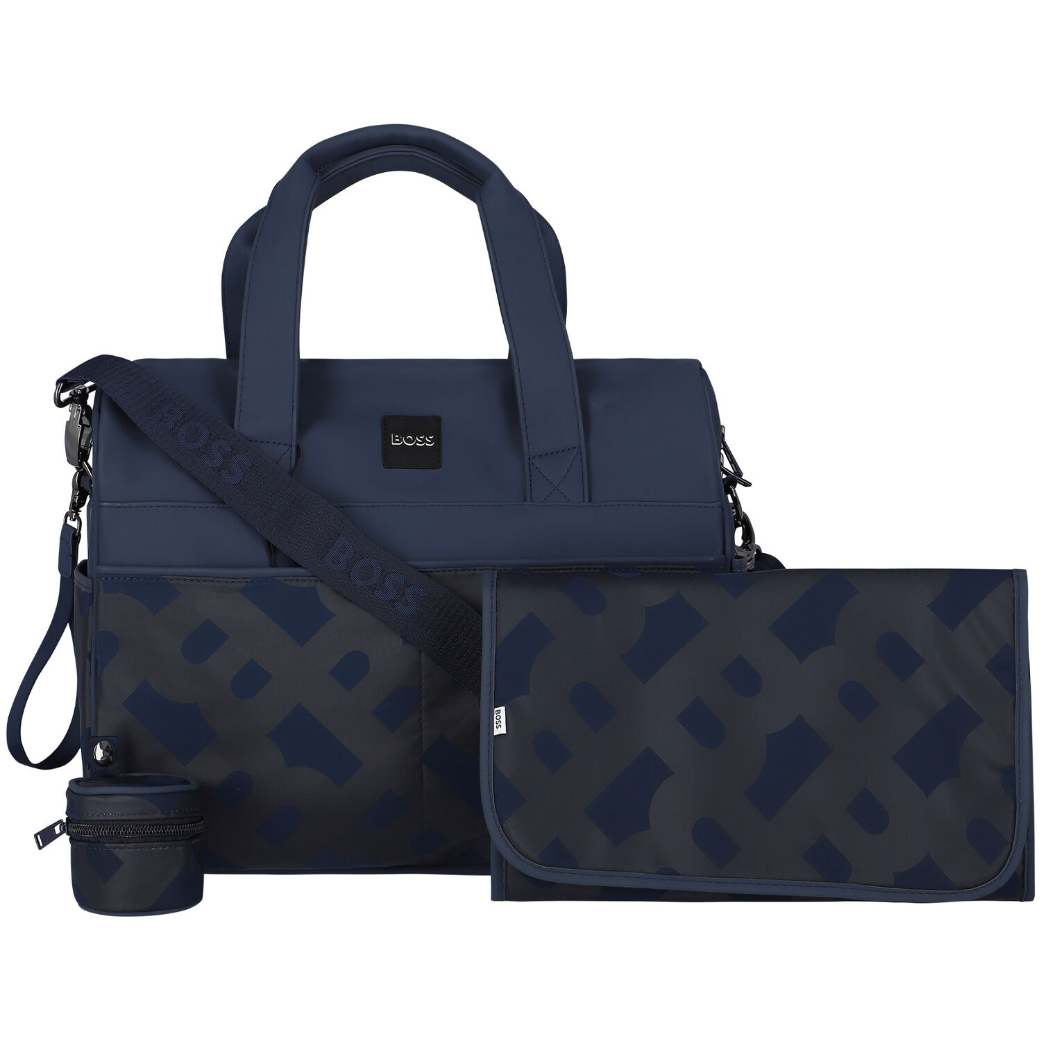 Navy Logo Baby Changing Bag, 2, hi-res