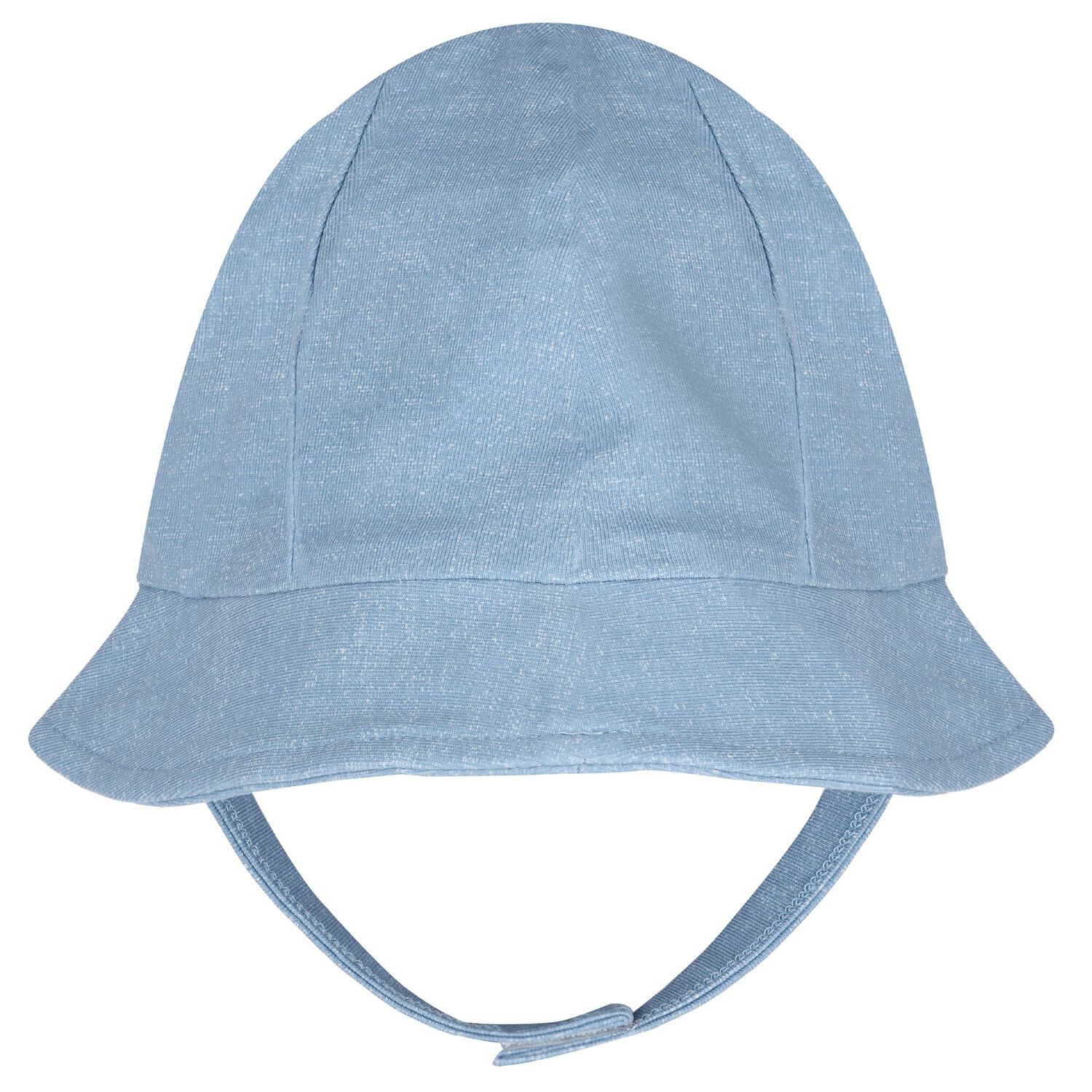 Baby Boys Blue & Ivory Dungaree & Hat Set, 1, hi-res