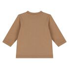 Baby Boys Beige Logo Tracksuit Set, 1, hi-res