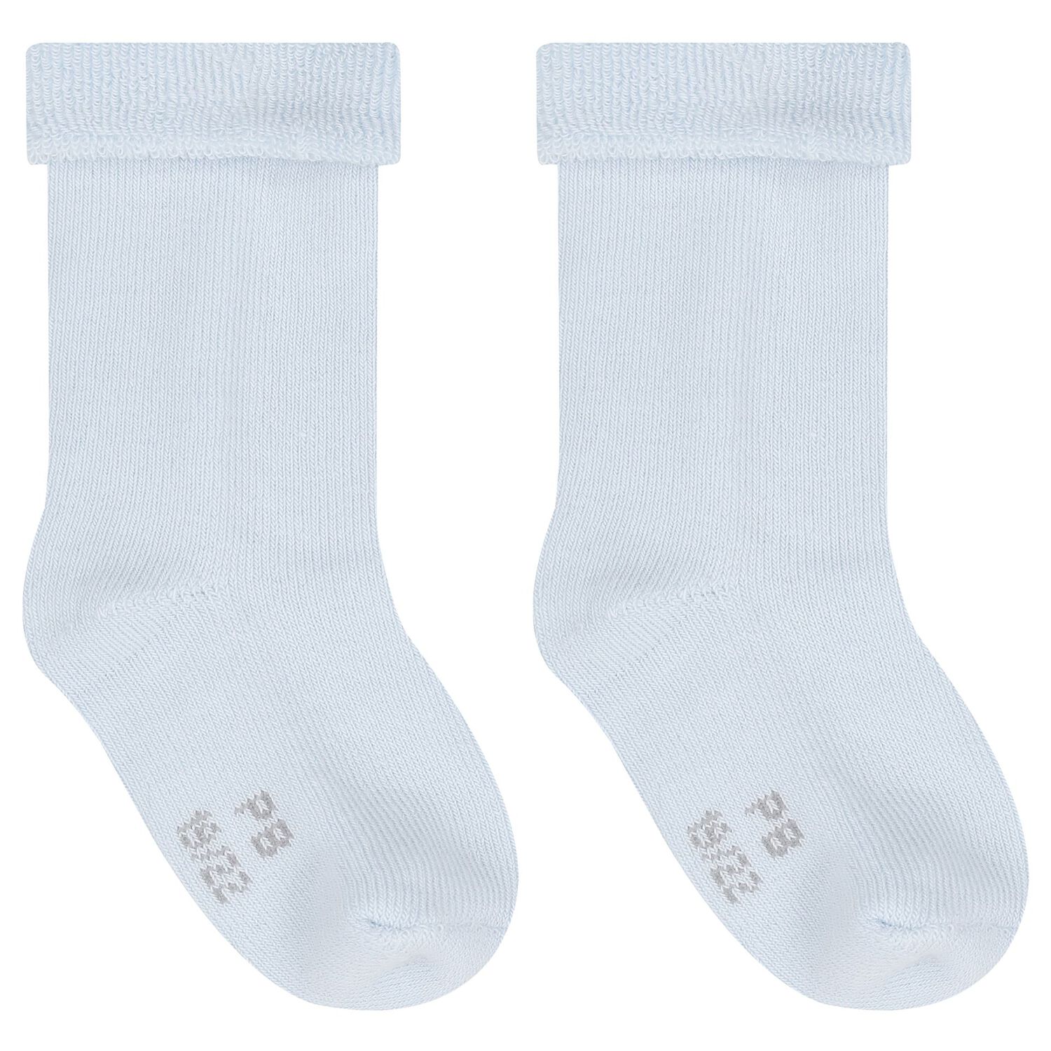 Baby Boys Ivory & Blue Socks ( 3-Pack ), 1, hi-res
