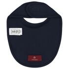 Baby Boys Navy Blue & Gold Babygrow Gift Set , 2, hi-res