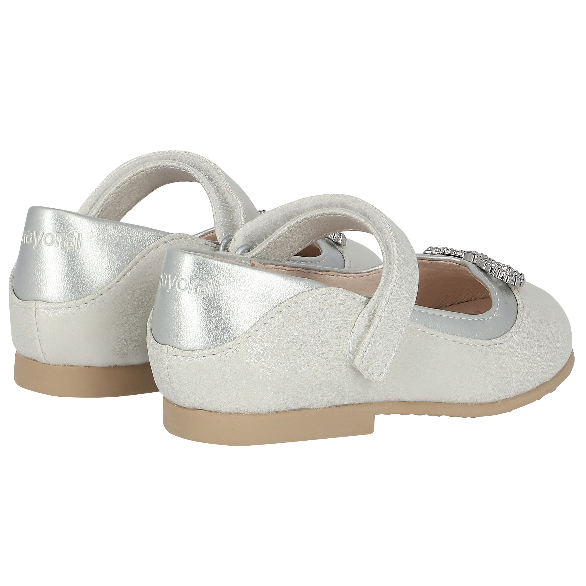 Ladies silver diamante shoes clearance