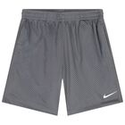 Boys Grey Logo Shorts, 1, hi-res