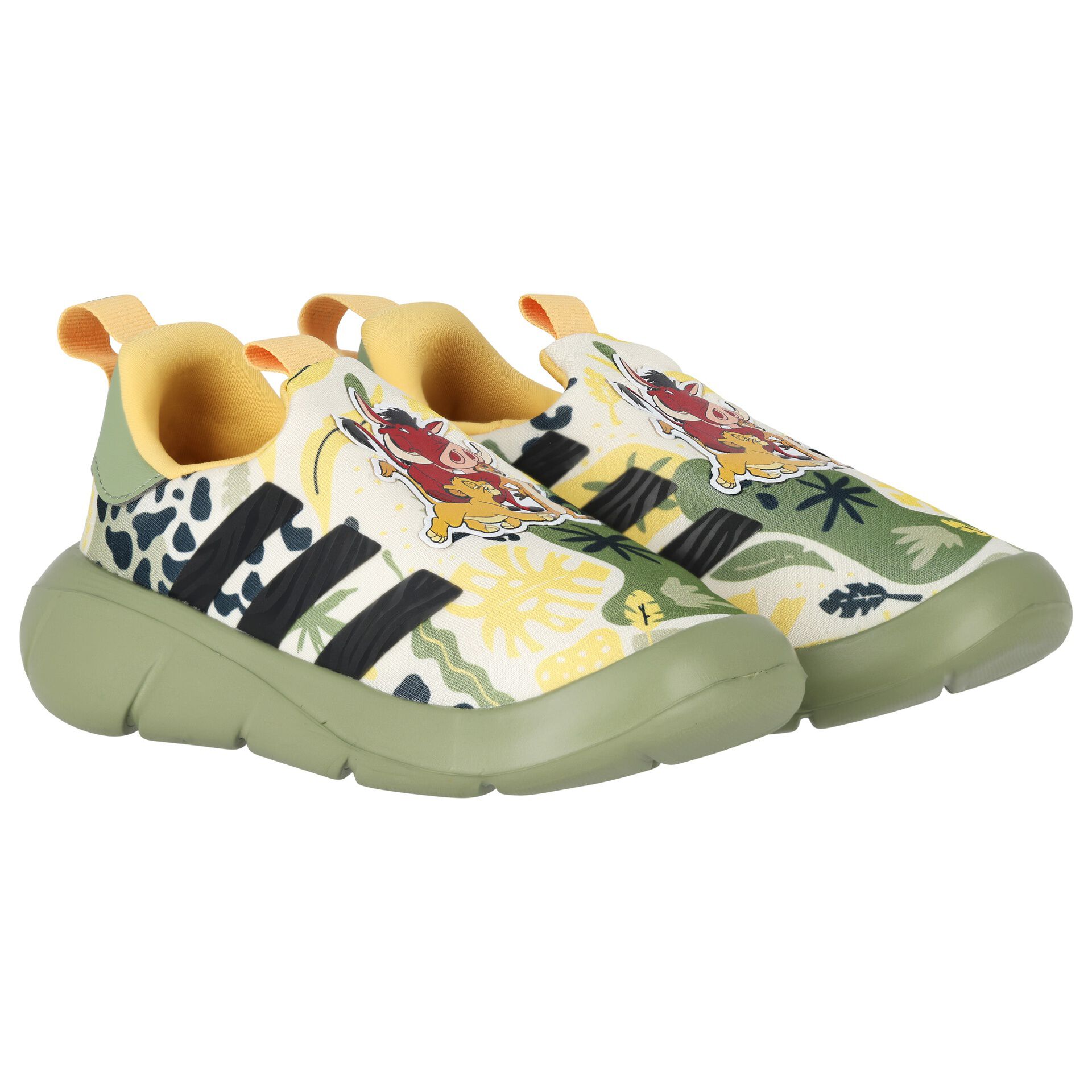 Kids green adidas trainers hotsell