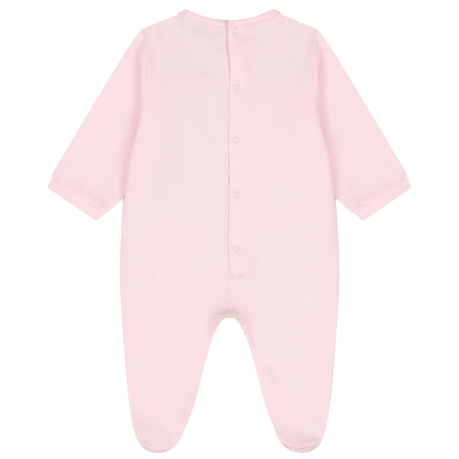 Baby Girls Pink & Gold Logo Babygrow Gift Set , 3, hi-res
