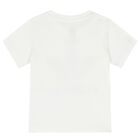 طقم شورت بالشعار باللون الأبيض والأسود, 1, hi-res