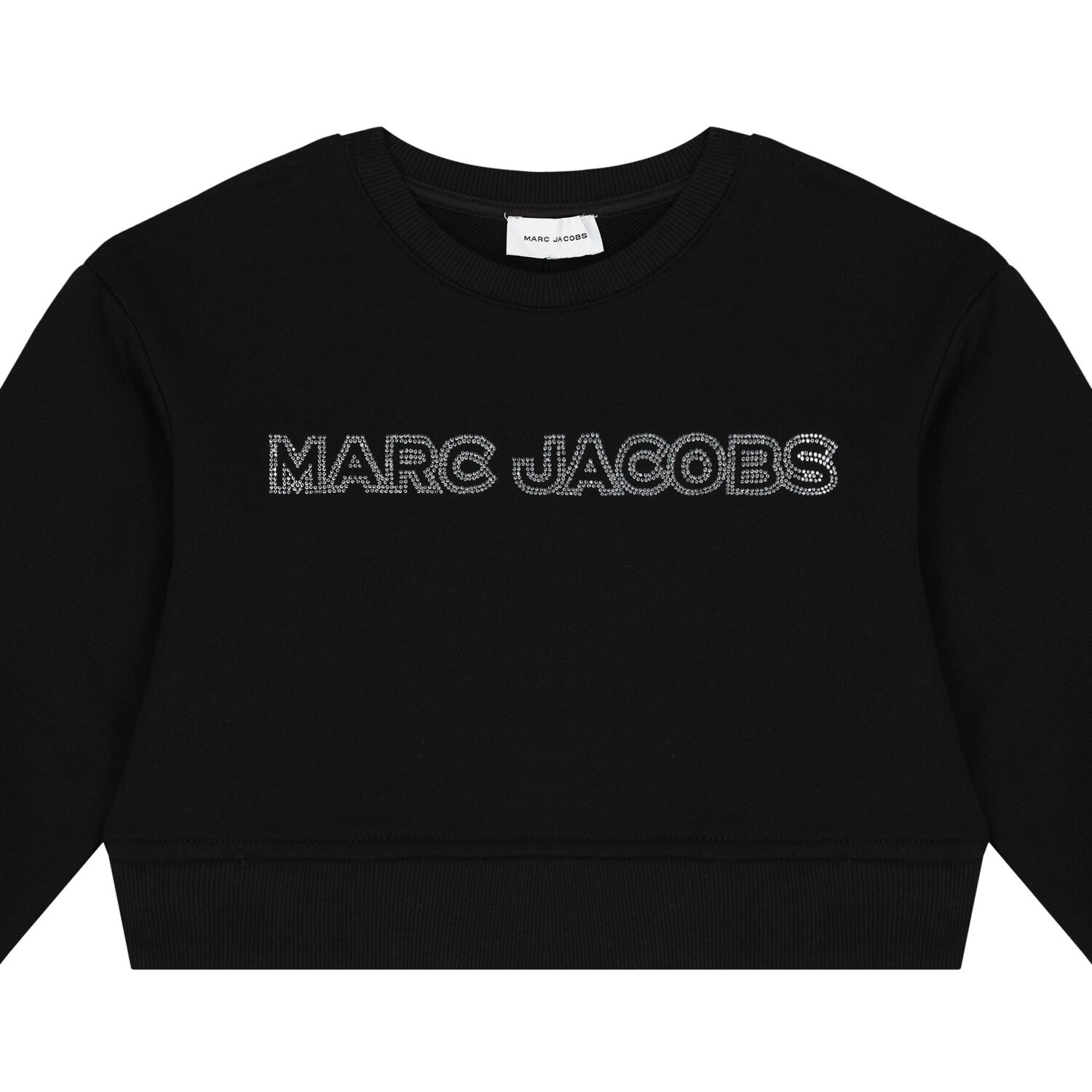 Girls Black Logo Sweatshirt, 1, hi-res image number null
