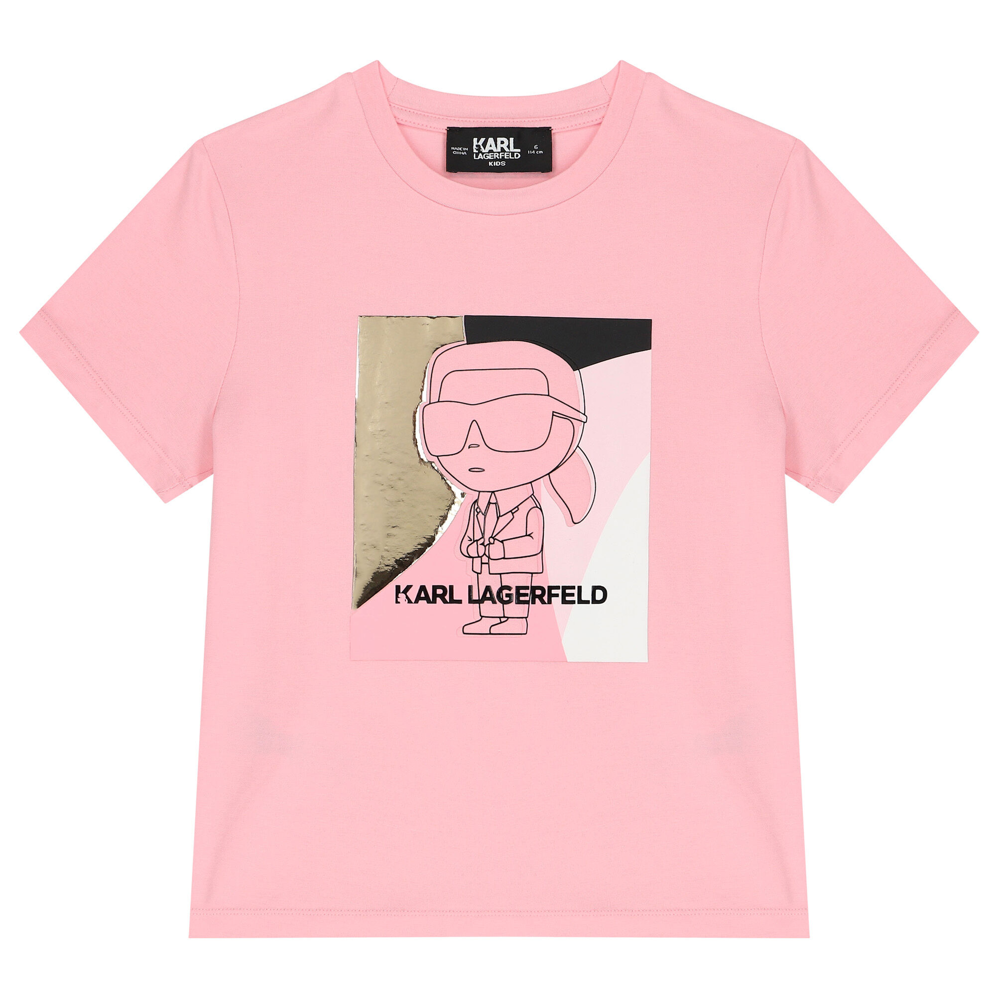 Karl lagerfeld shop pink t shirt