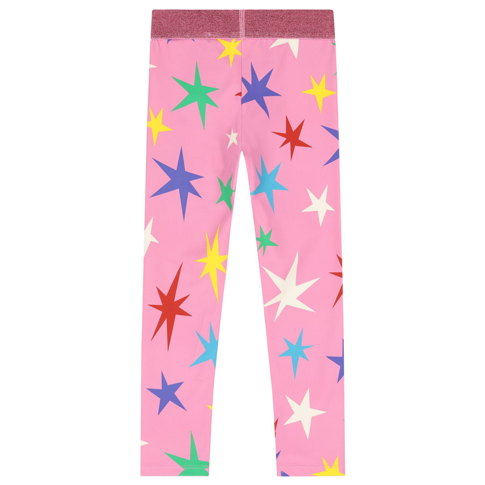 Stella McCartney Girls Pink Stars Leggings | Junior Couture USA