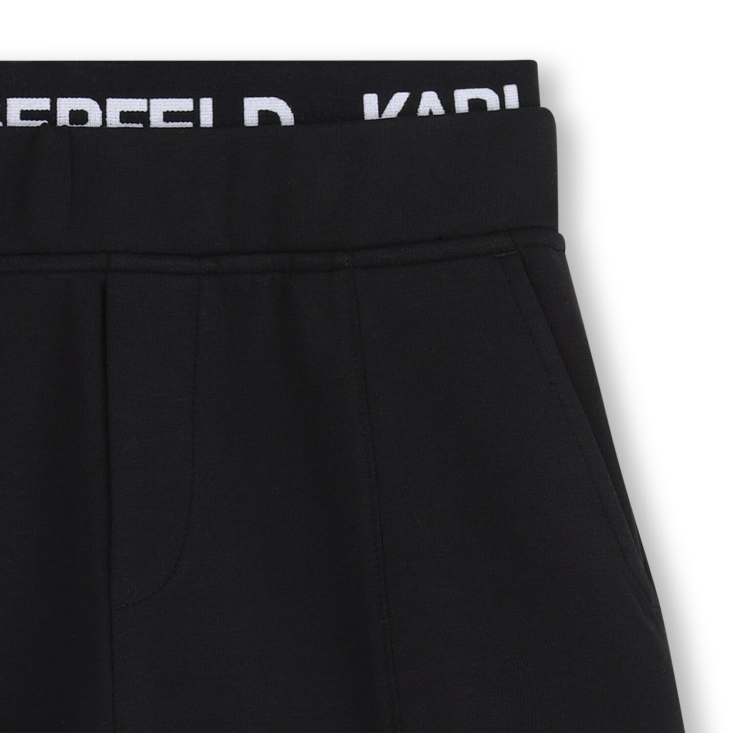 Boys Black Logo Shorts, 1, hi-res