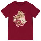 Boys Burgundy Lion T-Shirt, 1, hi-res