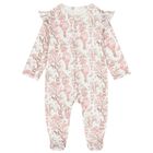 Baby Girls White & Pink Africa Babygrow Gift Set  , 1, hi-res