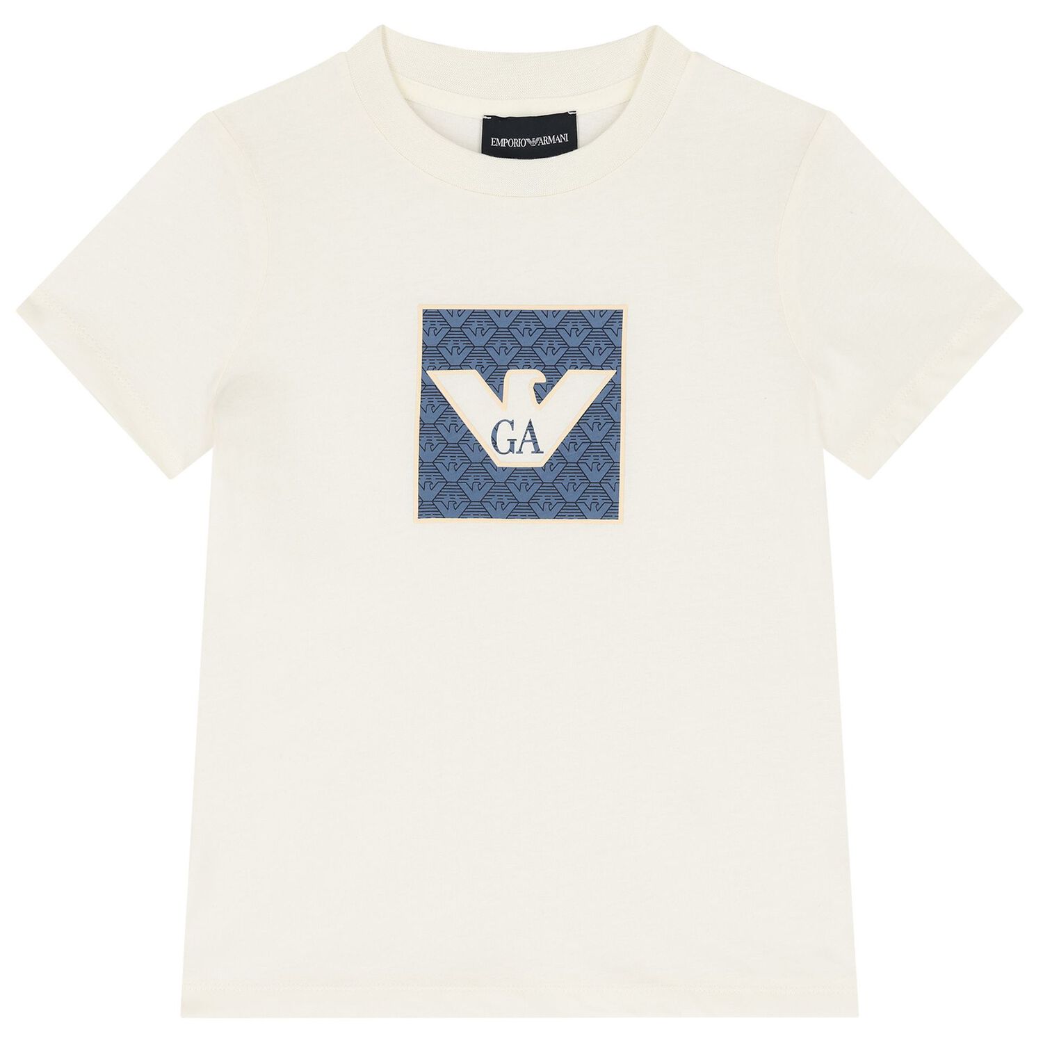 Boys Navy Blue, Ivory & Beige T-Shirts (3 Pack), 1, hi-res image number null