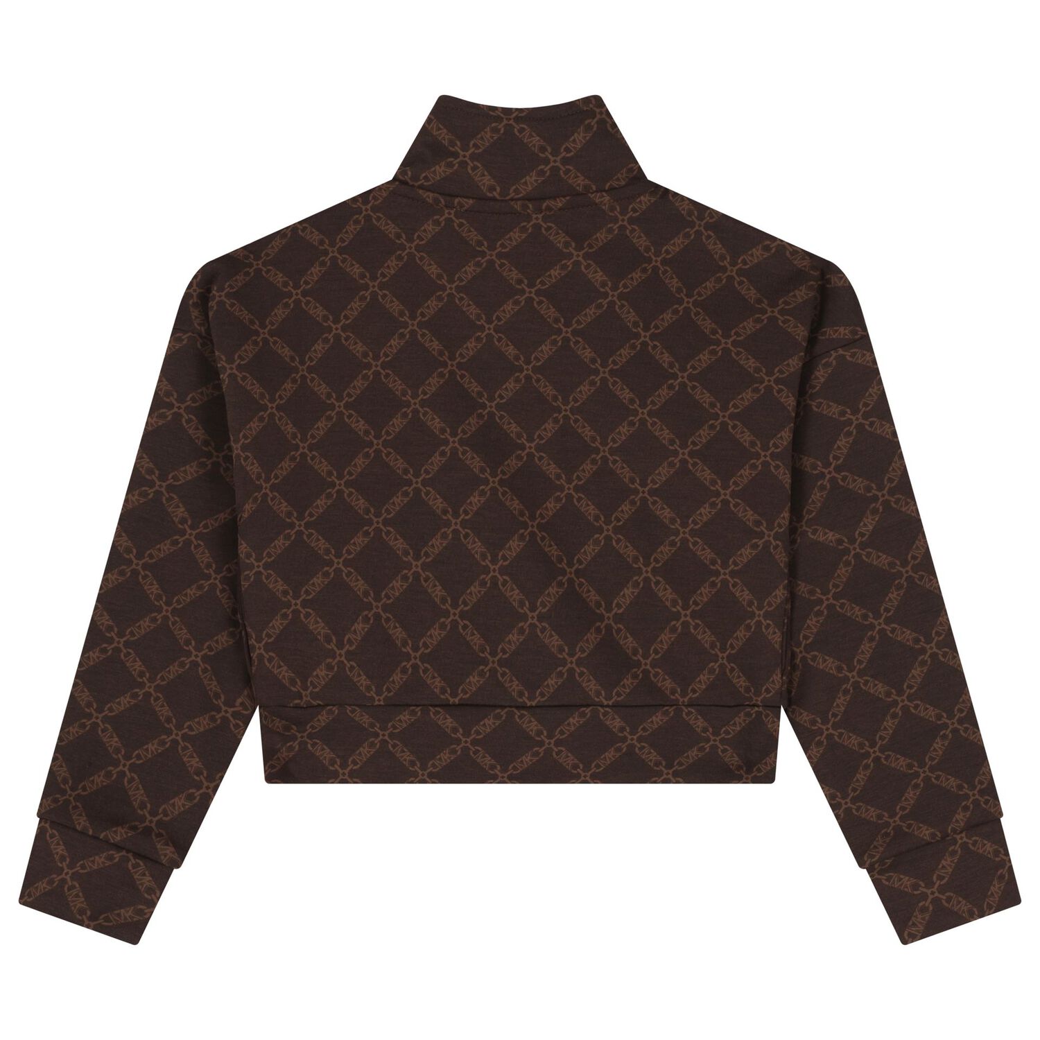 Girls Brown Logo Cardigan, 1, hi-res